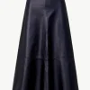 Giuliva Heritage Ada Skirt in Leather<Women Skirts