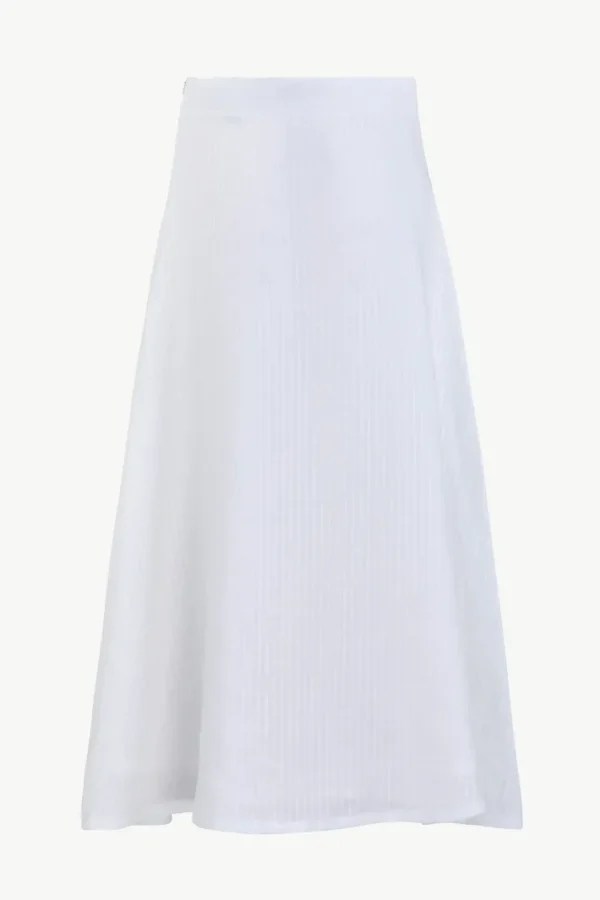 Giuliva Heritage Ada Skirt in Linen Stripes<Women Skirts