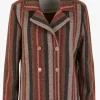 Giuliva Heritage Agata Jacket in Wool Stripes<Women Blazers