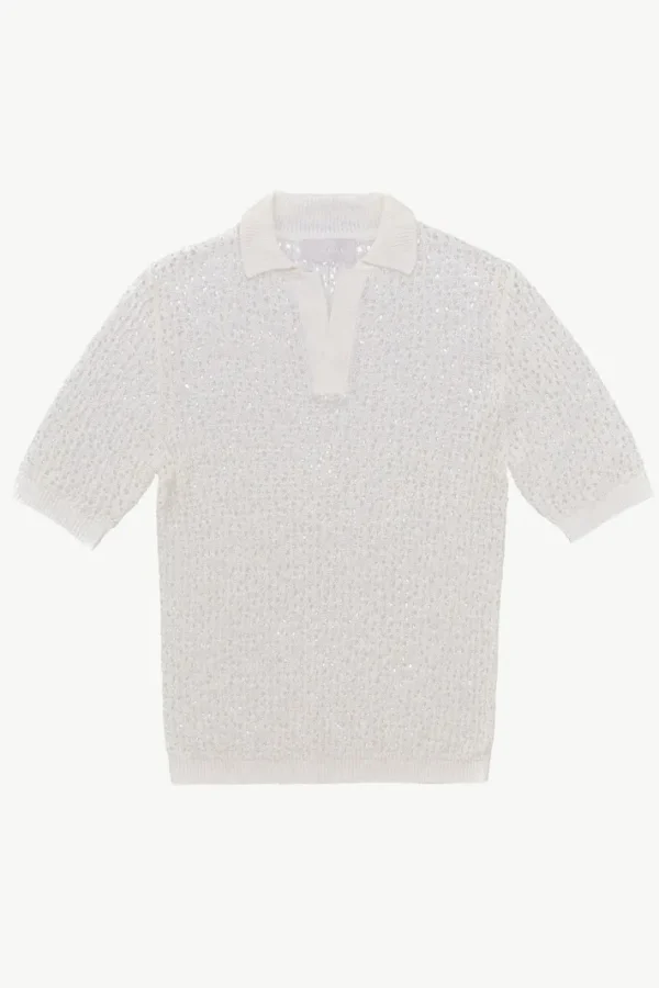 Giuliva Heritage Alain Sweater in Open Cotton Knit< Knitwear