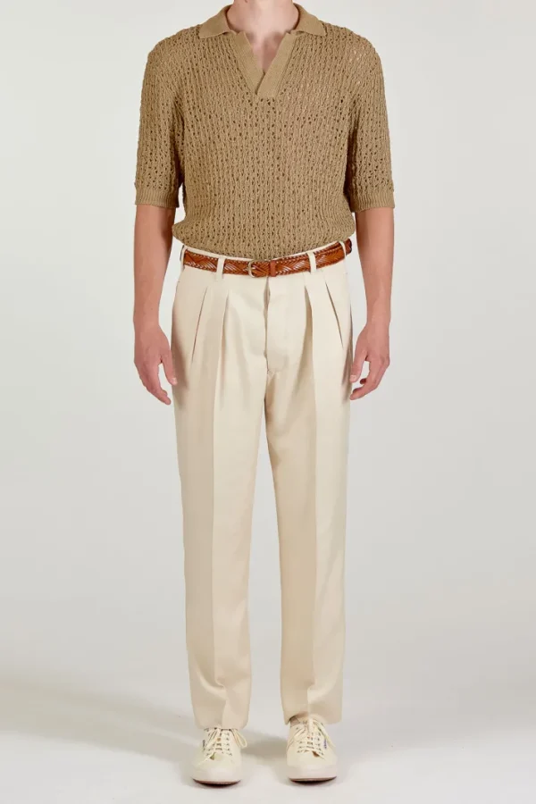 Giuliva Heritage Alain Sweater in Open Cotton Knit< Polos | Knitwear