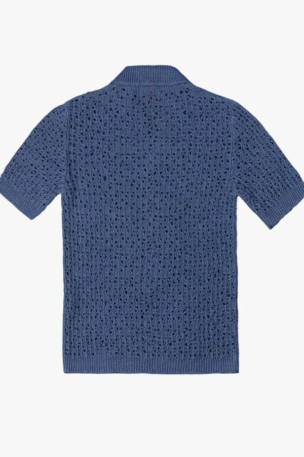 Giuliva Heritage Alain Sweater in Open Linen Knit< Polos | Knitwear