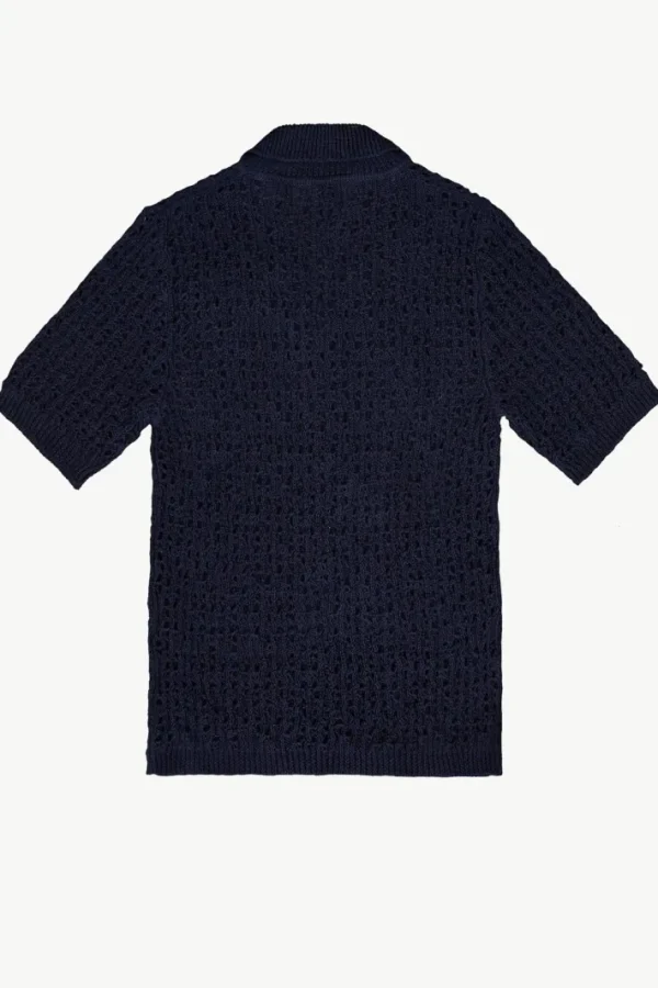 Giuliva Heritage Alain Sweater in Open Linen Knit< Polos | Knitwear