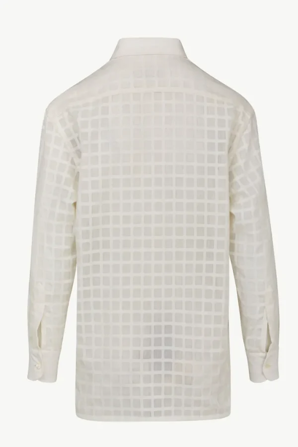 Giuliva Heritage Alba Shirt in Textured Wool Cotton<Women Tops