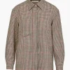 Giuliva Heritage Alba Shirt in Wool Check<Women Tops