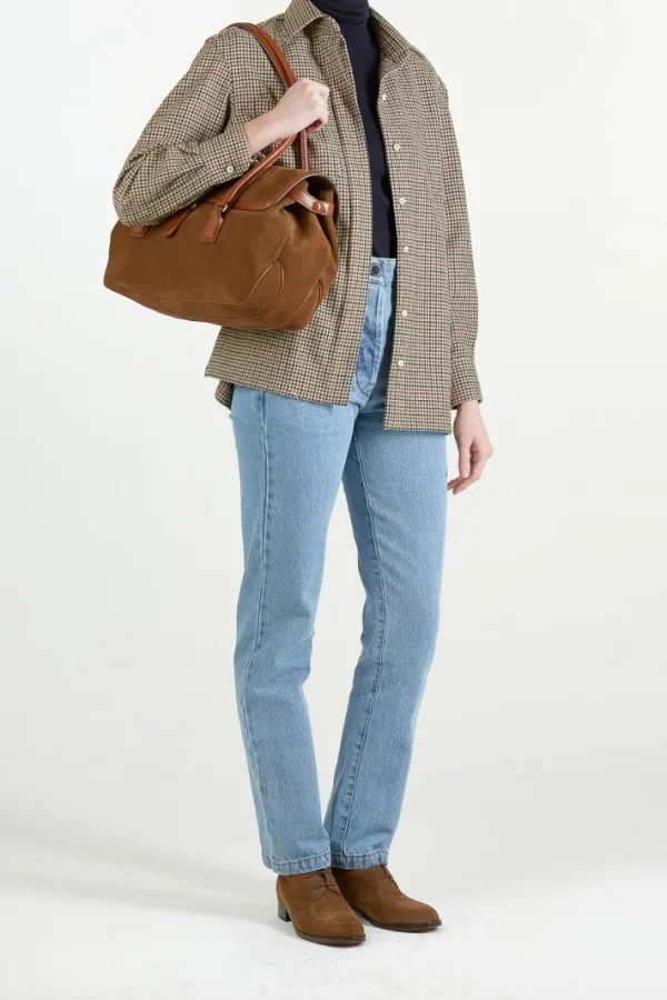 Giuliva Heritage Alba Shirt in Wool Check<Women Tops