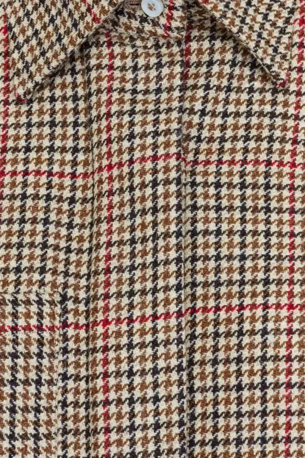 Giuliva Heritage Alba Shirt in Wool Check<Women Tops