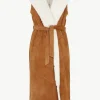 Giuliva Heritage Alex Sleeveless Trench in Shearling<Women Coats