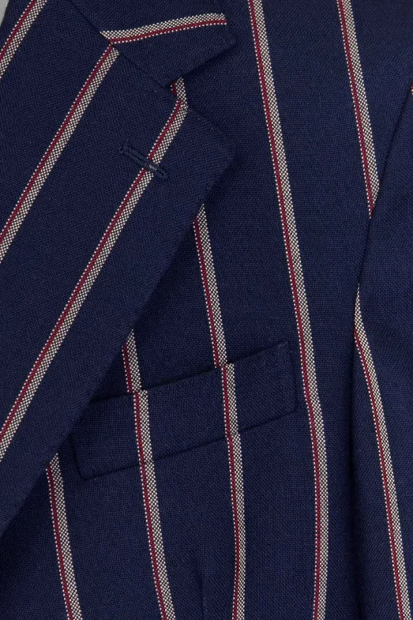 Giuliva Heritage Alfonso Blazer in Wool Pinstripe< Blazers