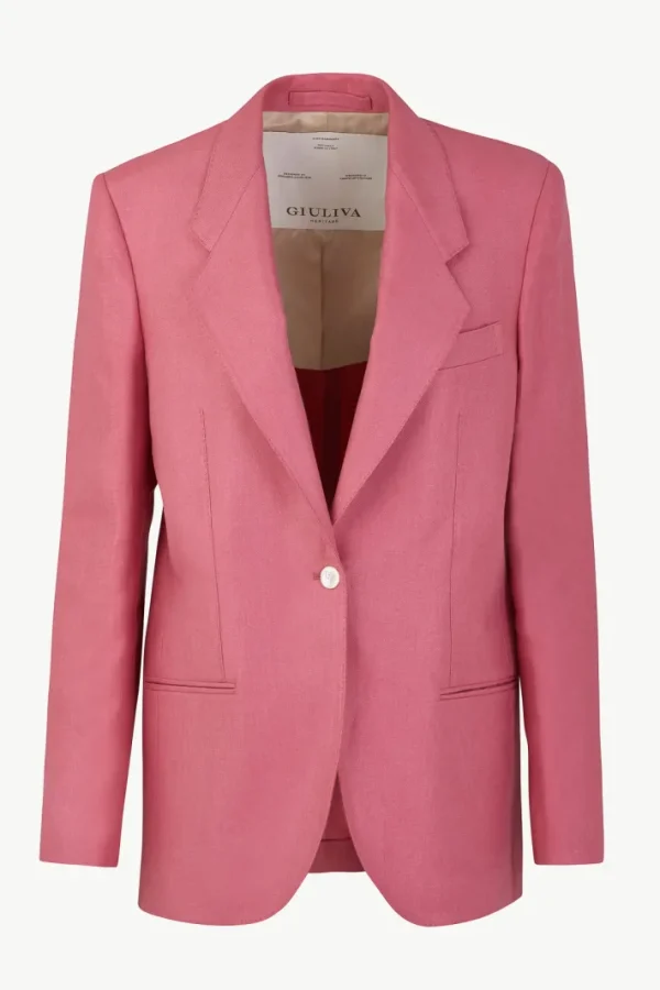 Giuliva Heritage Angiolina Blazer in Linen<Women Blazers