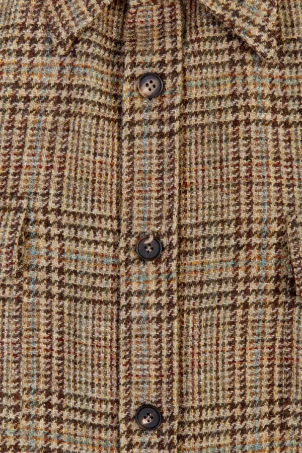 Giuliva Heritage Antonio Shirt in Wool Check< Shirts