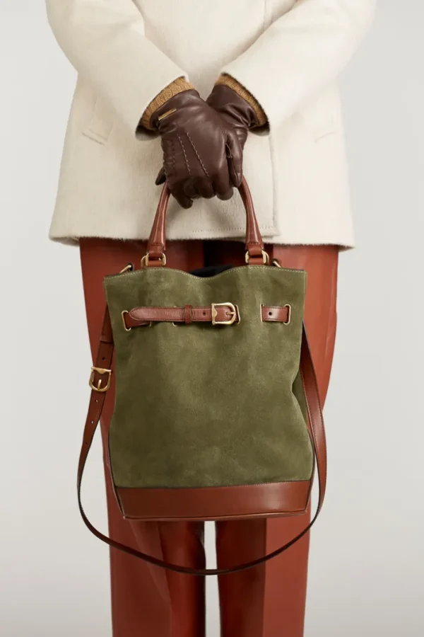 Giuliva Heritage Balmoral Gloves in Leather and Cashmere<Women Accessories