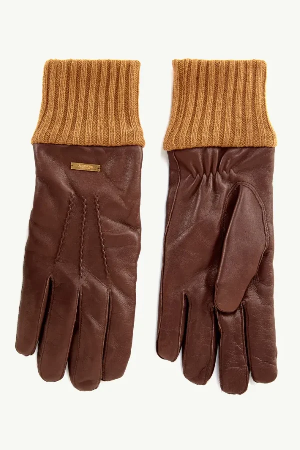 Giuliva Heritage Balmoral Men’s Gloves in Leather and Cashmere< Accessories