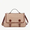 Giuliva Heritage Bisaccia Bag in Fabric and Leather<Women Bags