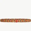 Giuliva Heritage Braided Belt in Leather<Women Accessories