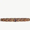 Giuliva Heritage Braided Belt in Leather<Women Accessories