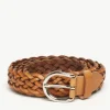 Giuliva Heritage Braided Belt in Leather<Women Accessories