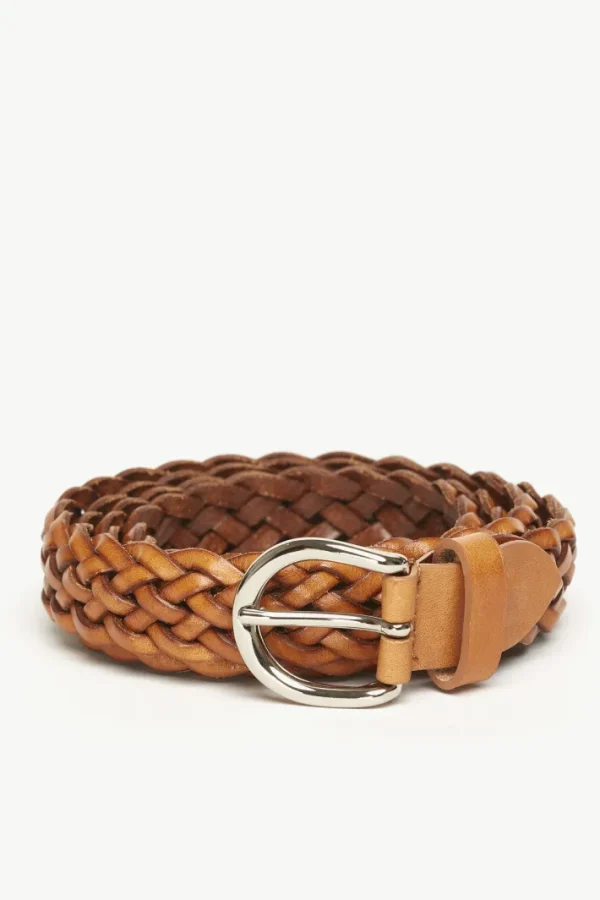 Giuliva Heritage Braided Belt in Leather<Women Accessories