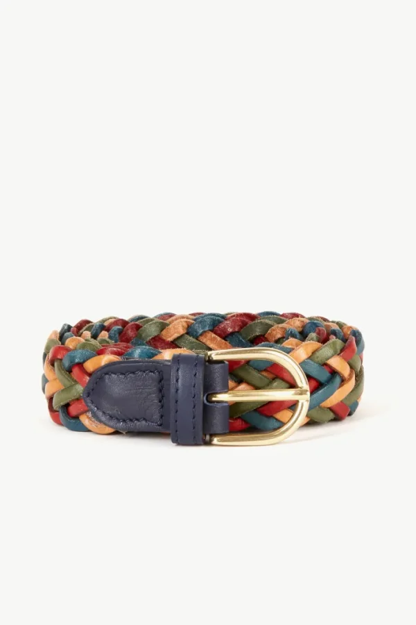 Giuliva Heritage Braided Belt in Leather<Women Accessories