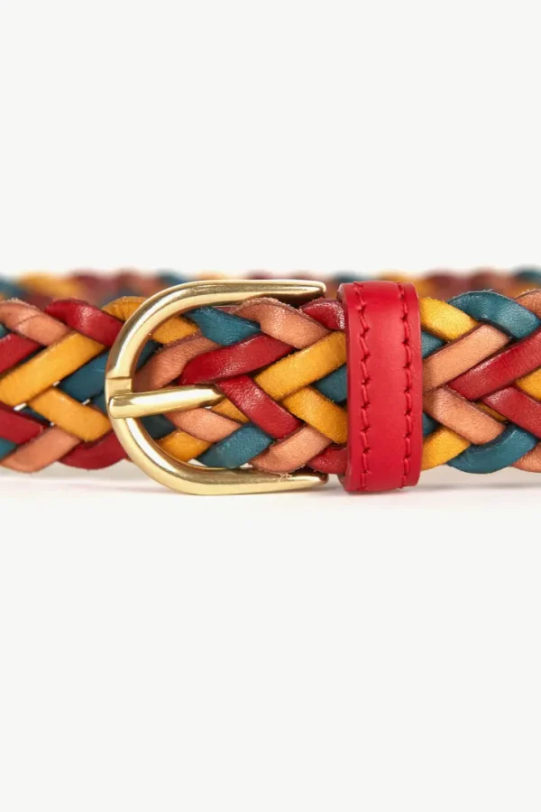 Giuliva Heritage Braided Belt in Leather<Women Accessories