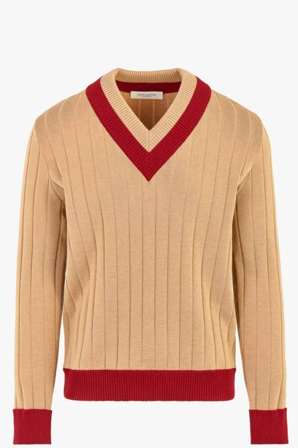 Giuliva Heritage Brando Sweater in Merino Wool< Knitwear