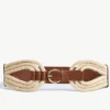 Giuliva Heritage Bridle Belt in Rope and Leather<Women Accessories