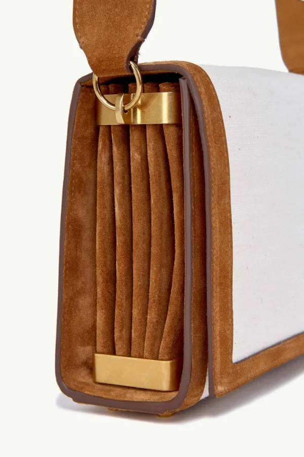 Giuliva Heritage Caccetta Bag in Cotton and Suede<Women Bags