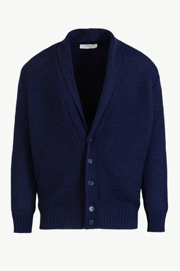 Giuliva Heritage Caio Cardigan in Cotton Knit< Knitwear