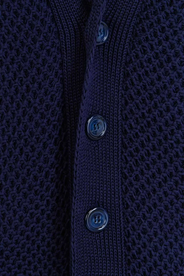 Giuliva Heritage Caio Cardigan in Cotton Knit< Knitwear