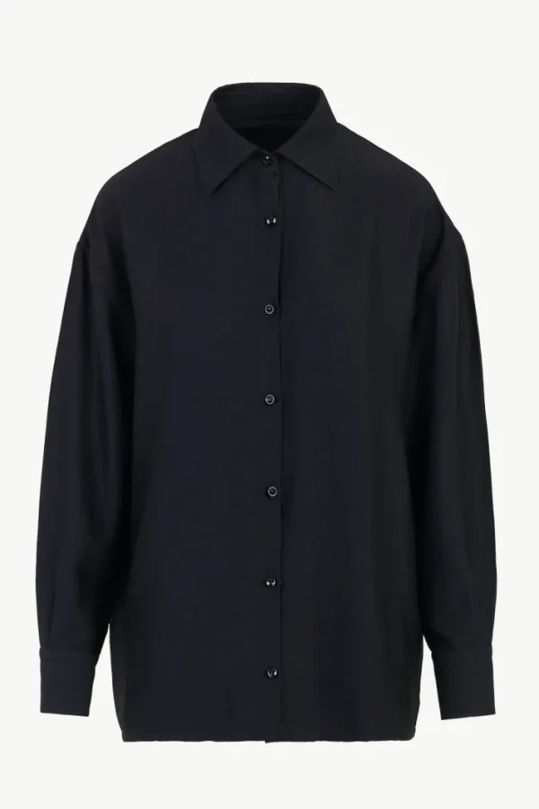 Giuliva Heritage Celia Shirt in Textured Silk Blend<Women Tops