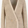 Giuliva Heritage Charlotte Blazer in Perforated Wool<Women Blazers