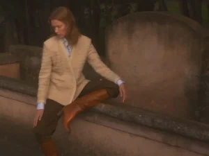 Giuliva Heritage Charlotte Blazer in Perforated Wool<Women Blazers
