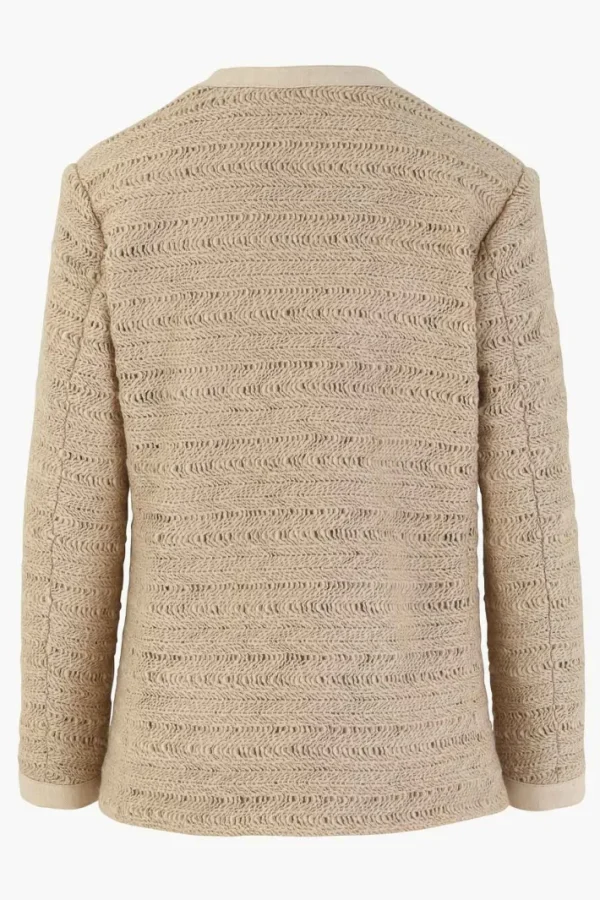 Giuliva Heritage Charlotte Blazer in Perforated Wool<Women Blazers