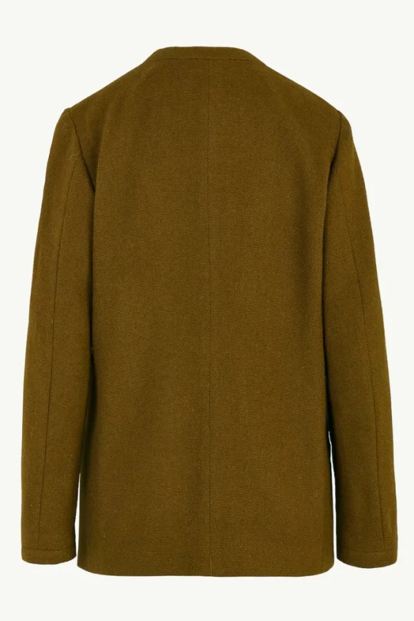 Giuliva Heritage Charlotte Blazer in Virgin Wool Hopsack<Women Blazers