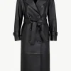 Giuliva Heritage Christie Trench Coat in Leather<Women Coats