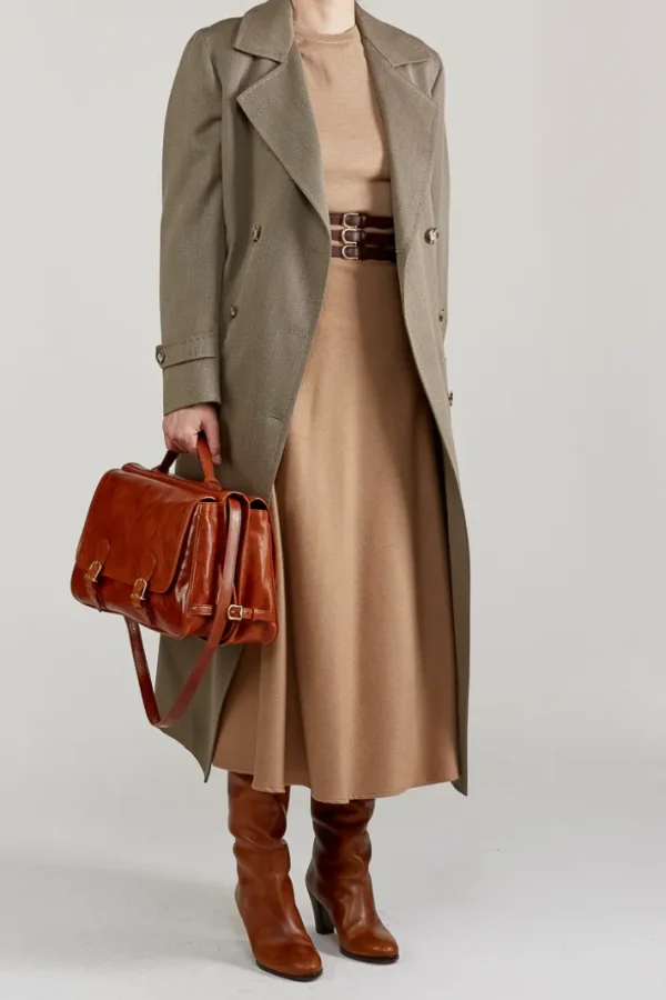 Giuliva Heritage Christie Trench Coat in Wool Twill<Women Coats