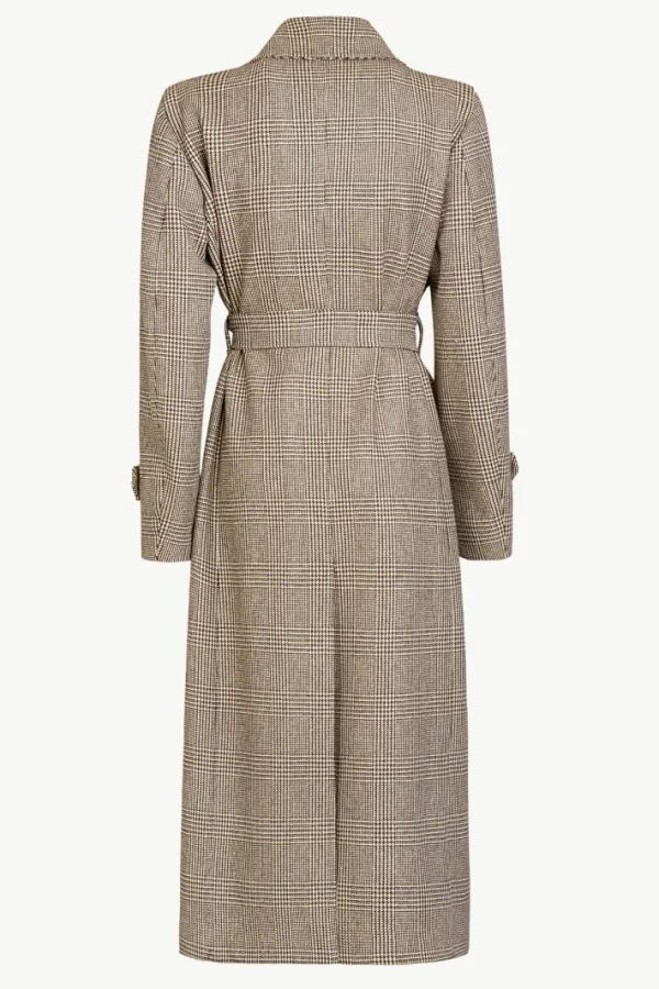 Giuliva Heritage Christie Trench Coat in Wool Prince of Wales<Women Coats