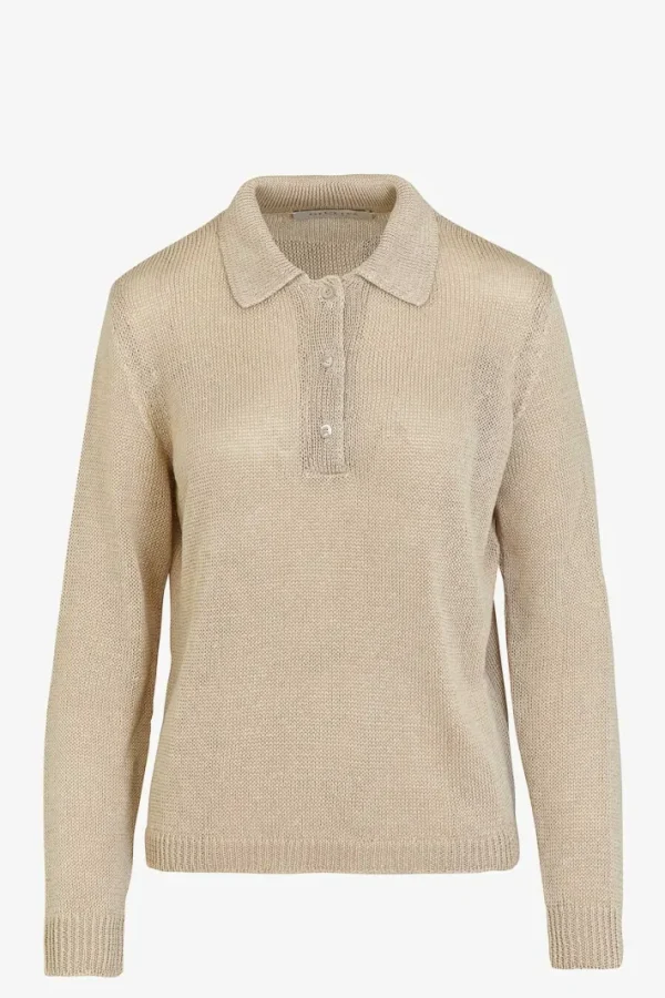 Giuliva Heritage Circe Sweater in Linen Knit<Women Polos | Knitwear