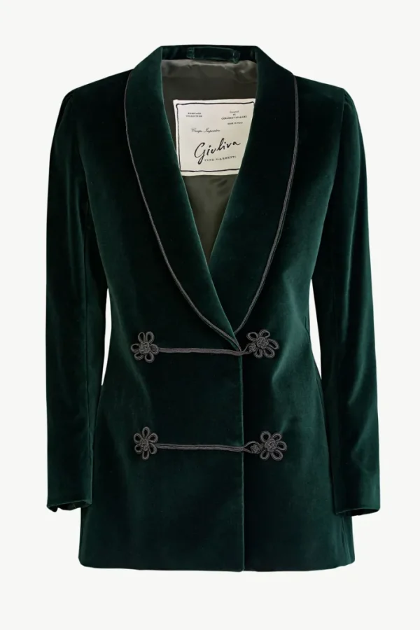 Giuliva Heritage Claudia Dinner Jacket in Velvet<Women Blazers