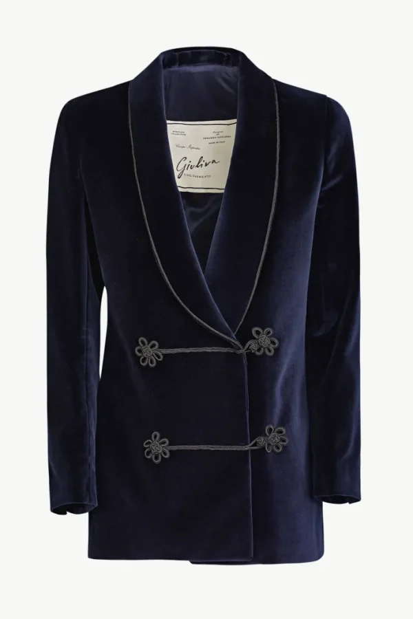 Giuliva Heritage Claudia Dinner Jacket in Velvet<Women Blazers