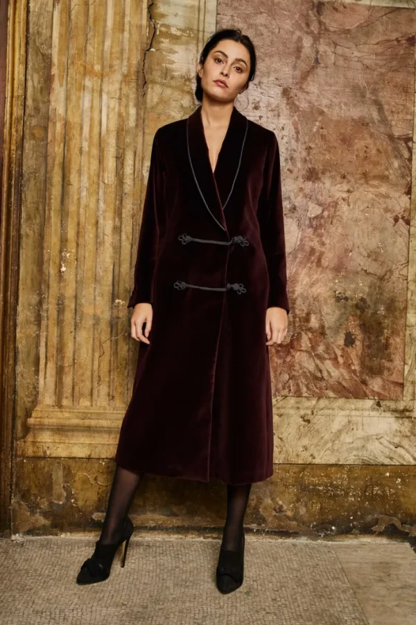 Giuliva Heritage Claudia Dresscoat in Velvet<Women Dresscoats