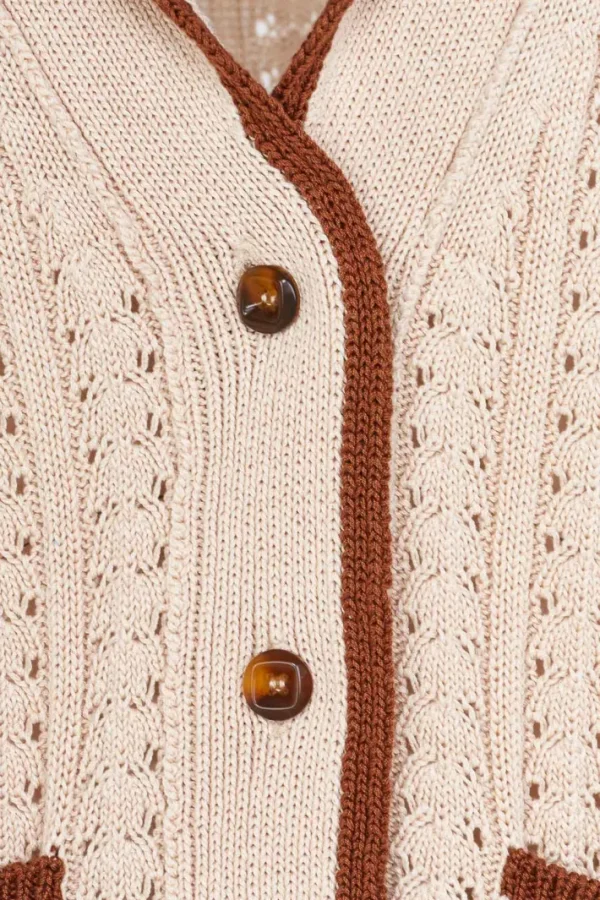 Giuliva Heritage Clio Cardigan in Cotton Knit<Women Knitwear