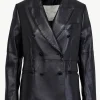 Giuliva Heritage Cornelia Blazer in Leather<Women Blazers