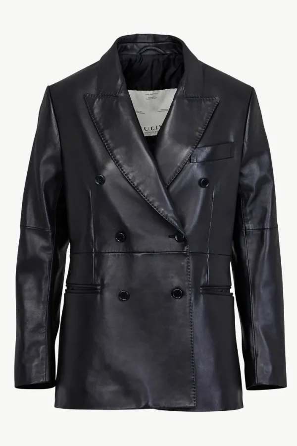 Giuliva Heritage Cornelia Blazer in Leather<Women Blazers