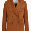 Giuliva Heritage Cornelia Blazer in Suede<Women Blazers