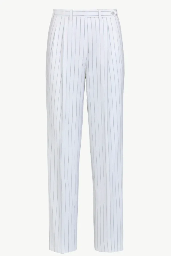 Giuliva Heritage Cornelia Trousers in Cotton Stripes<Women Trousers