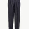 Giuliva Heritage Cornelia Trousers in Wool Pinstripe<Women Trousers