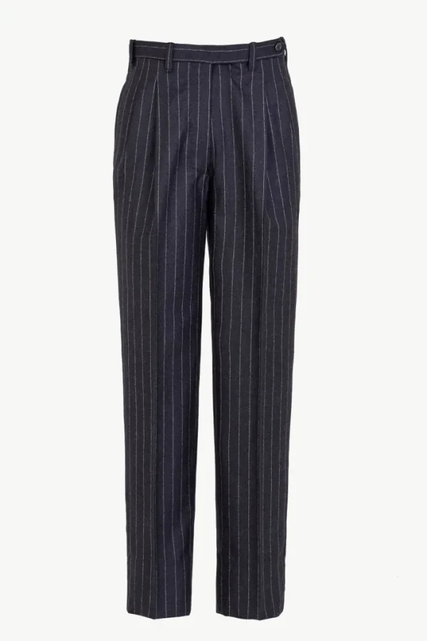 Giuliva Heritage Cornelia Trousers in Wool Pinstripe<Women Trousers