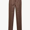 Giuliva Heritage Cornelia Trousers in Wool Pinstripe<Women Trousers