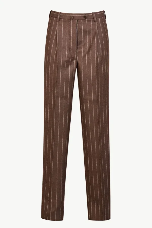 Giuliva Heritage Cornelia Trousers in Wool Pinstripe<Women Trousers